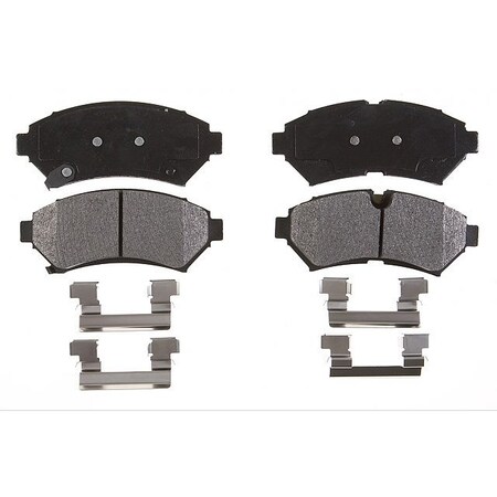 R/M Brakes BRAKE PADS OEM OE Replacement With Hardware Metallic PGD753M